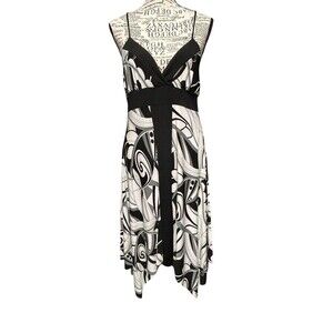 Sushiflowers‎ Sz lg White Black Sleeveless Y2K Whimsygoth Dark Fairy Romantic